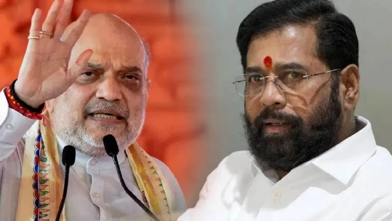 अमित शाह-एकनाथ शिंदेंची विमानतळावर १० मिनिटे चर्चा; राजकीय चर्चांना उधाण