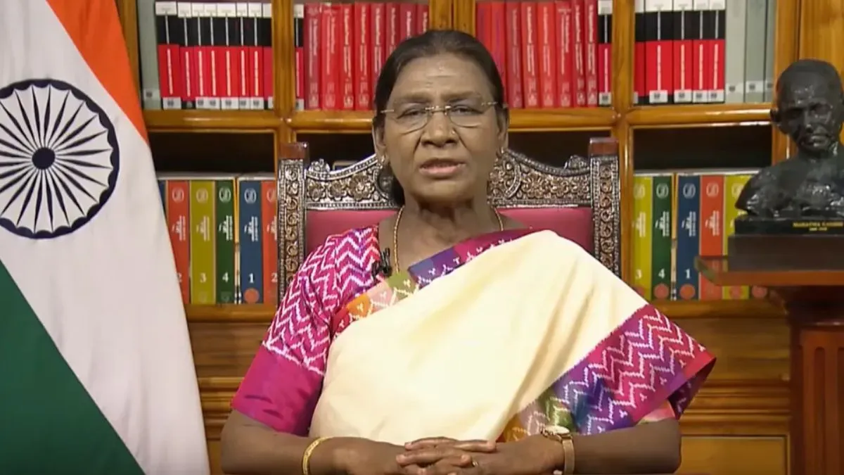 राष्ट्रपती मुर्मूंचे देशवासीयांना संबोधन; जागतिक अस्थिरतेतही भारताची अर्थव्यवस्था मजबूत