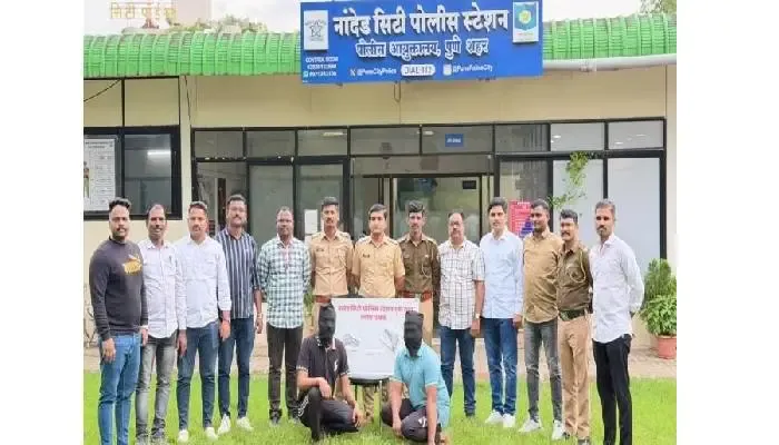 धायरीत गावठी पिस्तूलासह दोघांना अटक; नांदेडसिटी पोलिसांची कारवाई