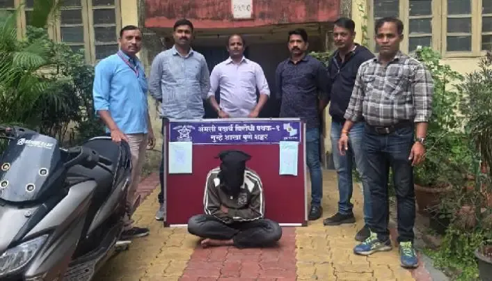 शिवाजीनगर मध्ये एमडी ड्रग्ज तस्कर अटकेत; सव्वा लाखांचा मुद्देमाल जप्त