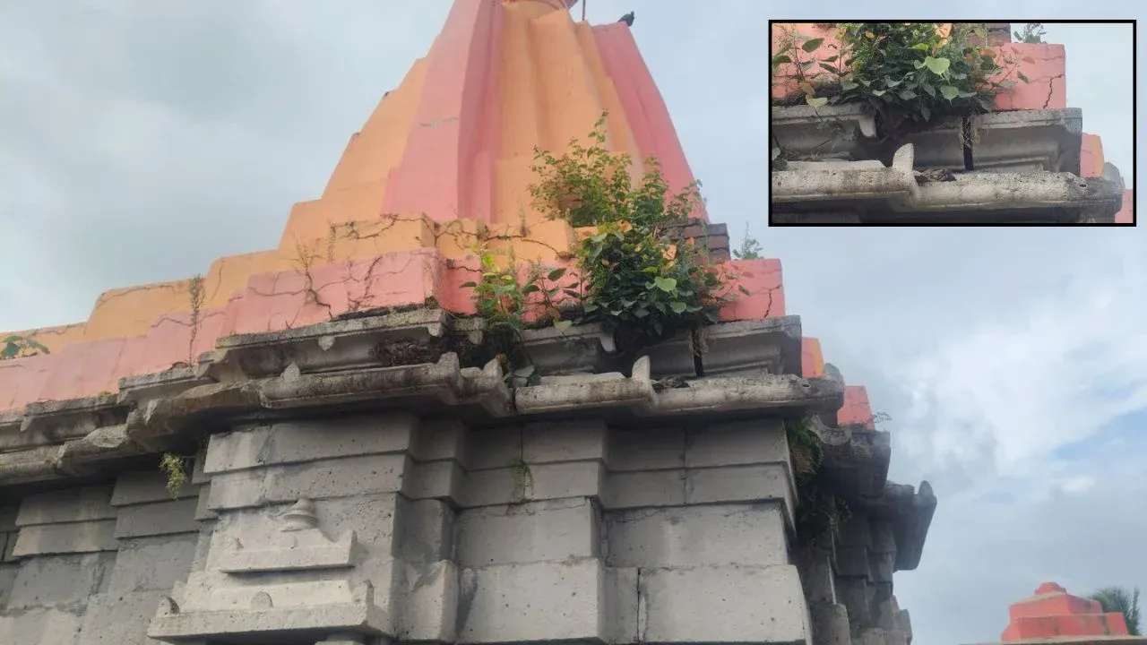 देऊरच्या विठ्ठल मंदिराची दुरवस्था; पालकमंत्र्यांकडे ग्रामस्थांची मागणी