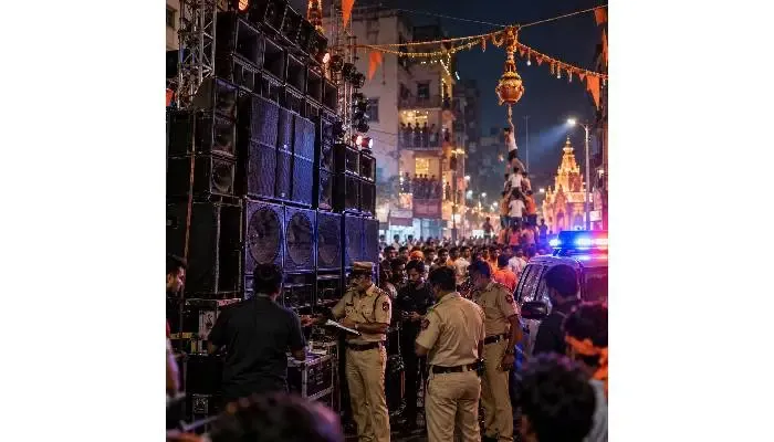 ध्वनी मर्यादा उल्लंघन; बिबवेवाडीतील मंडळावर पहिली कारवाई
