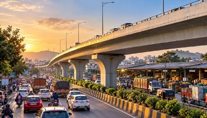 मार्केटयार्डच्या वाहतूक कोंडीवर व्यापारी आक्रमक; नेहरू रस्त्यावरील प्रस्तावित उड्डाणपुलाचे काम तातडीने सुरू करण्याची मागणी
