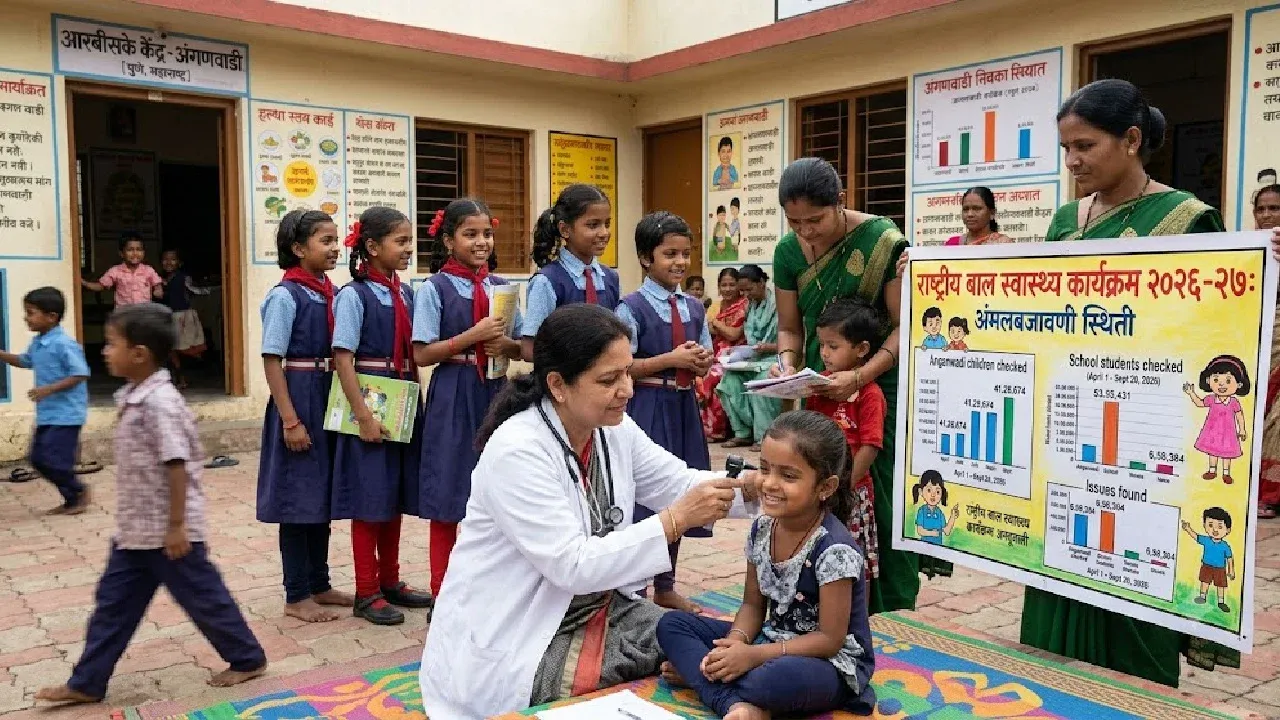 महाराष्ट्रात बालआरोग्याची मोठी मोहीम; ९४ लाख बालकांची तपासणी, ६.५८ लाख मुलांवर उपचार सुरू