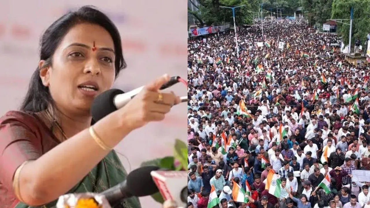 एमपीएससी आंदोलनावरून रोहिणी खडसेंचा सरकारवर हल्लाबोल