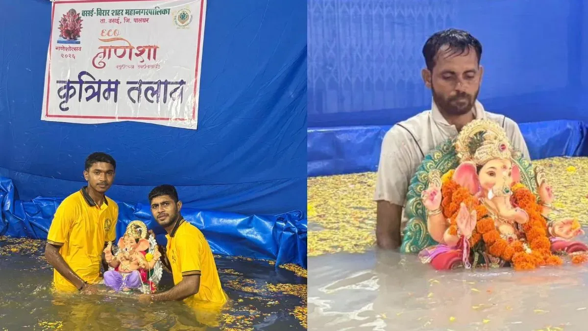 पर्यावरणपूरक गणेशोत्सवाला नागरिकांचा प्रतिसाद; डीजेचा दणदणाट घटला, कृत्रिम तलावांना पसंती