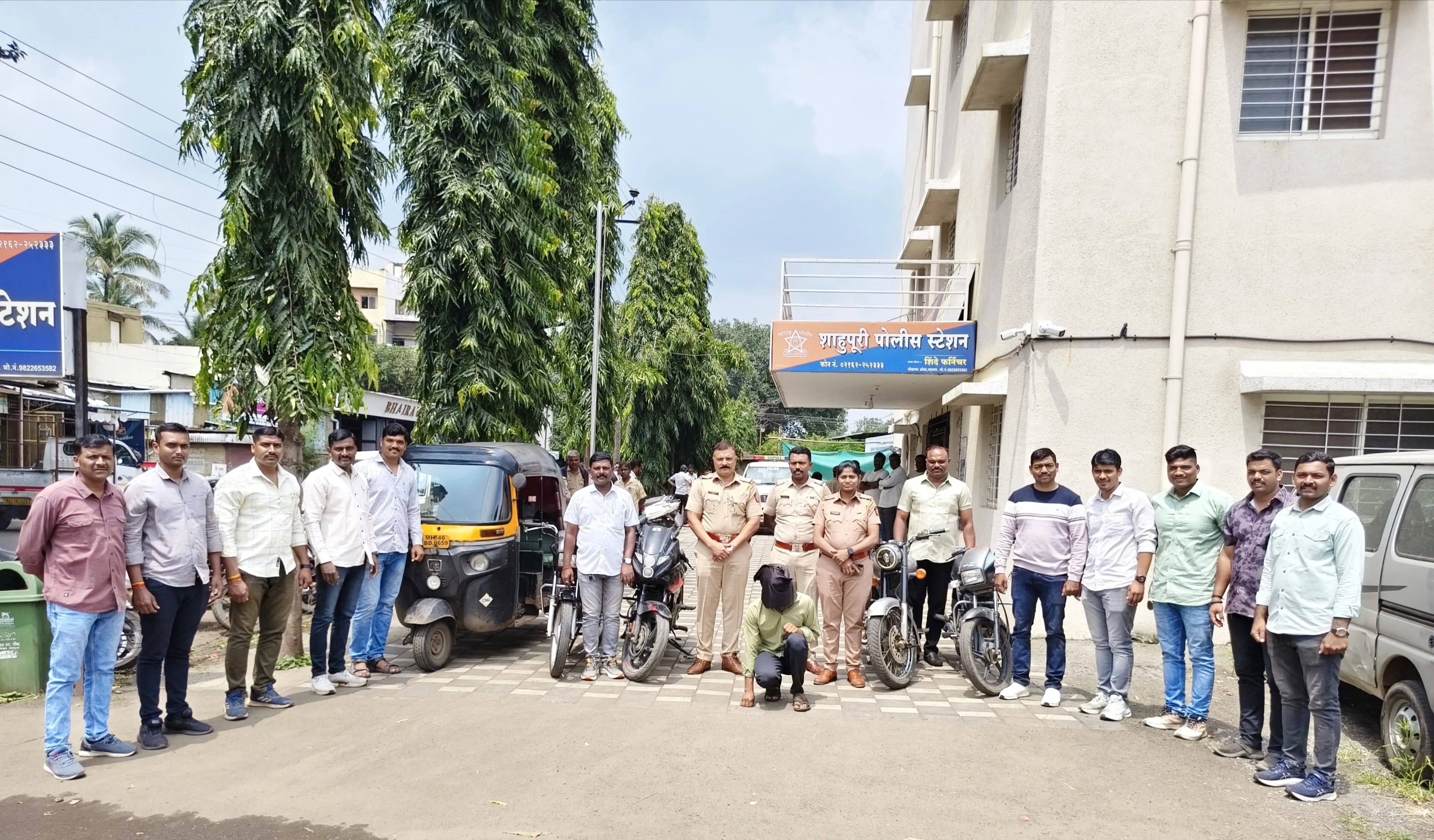 सातारा पोलिसांची धडाकेबाज कामगिरी; चार दुचाकी चोरीचे गुन्हे उघड, साडेतीन लाखांचा मुद्देमाल जप्त