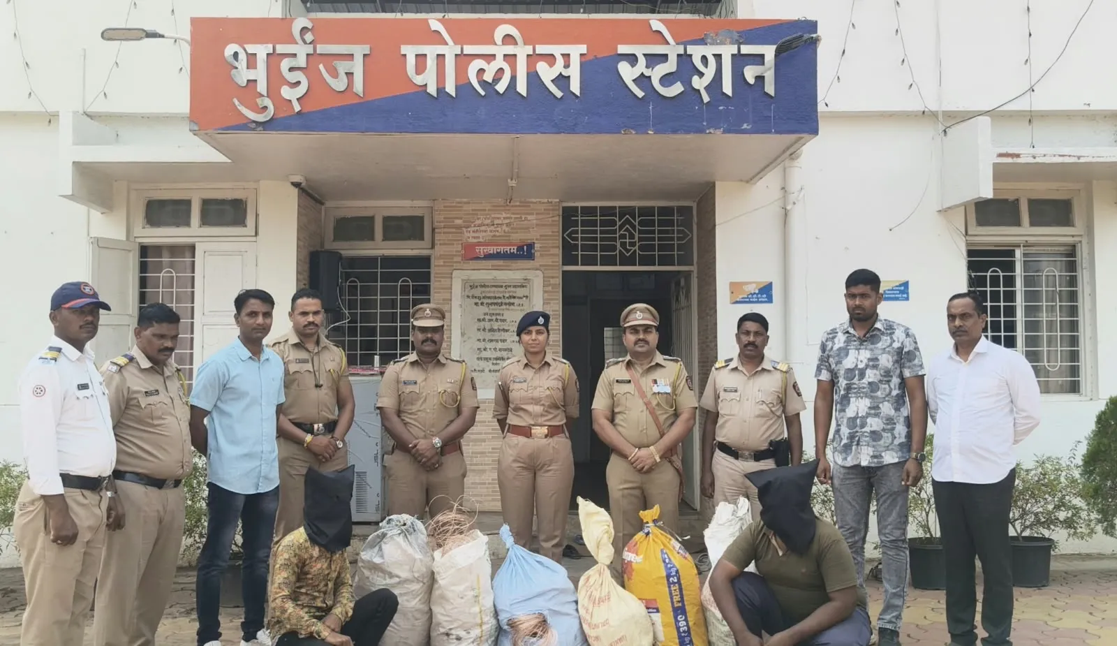 भुईंज पोलिसांची मोठी कारवाई; डीपीमधील तांब्याच्या तारा चोरणाऱ्या टोळीचा पर्दाफाश
