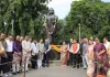 पुणे विद्यापीठात सावित्रीबाईंच्या विचारांचा जागर; २८ ज्ञानशिल्पांचे लोकार्पण