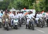 पालकमंत्री जयकुमार गोरे यांच्या सहभागाने सोलापुरात तिरंगा रॅली