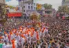 श्रीमंत भाऊसाहेब रंगारी गणपती मंदिरात विराजमान; पंडित हरिप्रसाद चौरसियांच्या हस्ते प्राणप्रतिष्ठापना