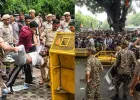 दिल्लीत कायदा व सुव्यवस्था धोक्यात! आंदोलकांच्या दगडफेकीत वरिष्ठ पोलीस अधिकाऱ्यांसह ११८ जखमी
