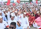 पुणे-नाशिक रेल्वेमार्गासाठी एल्गार; क्रांतीदिनी महामार्गावर चक्का जाम आंदोलन