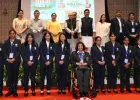 मुंबई राजभवनात विश्वविजेत्या अंध महिला क्रिकेटपटूंचा गौरव सोहळा