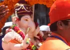 पुणे विसर्जन मिरवणुकीत भक्तीचा जल्लोष; मानाचा दुसरा तांबडी जोगेश्वरी गणपती दिमाखात मार्गस्थ