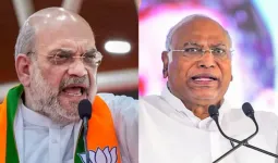 राज्यसभेत खर्गे यांच्या वक्तव्यावरून गदारोळ; अमित शाह यांच्या राजीनाम्याची मागणी