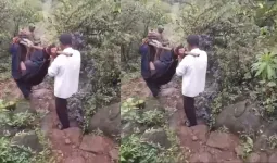 मावळात विकासाची पोलखोल; कुसवली पठारावर रुग्णाला झोळीतून नेण्याची वेळ