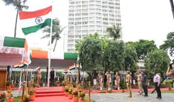 मंत्रालयात स्वातंत्र्यदिनाची रंगीत तालीम; १५ ऑगस्टला मुख्यमंत्र्यांच्या हस्ते ध्वजारोहण