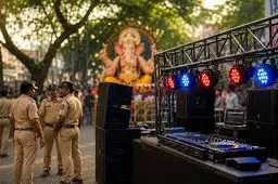 गणेशोत्सवापूर्वी पुणे पोलिसांची तयारी; डीजे साऊंड सिस्टीमची डेसिबल चाचणी