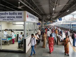 मुंबई लोकल प्रवाशांना मोठा दिलासा; मध्य रेल्वेच्या ४३ स्थानकांवर आपत्कालीन वैद्यकीय कक्ष