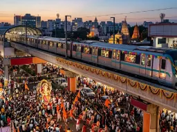 गणेशोत्सवात पुणे मेट्रोची विक्रमी भरारी; १२ दिवसांत ४८ लाखांहून अधिक प्रवासी, ७.४९ कोटींची कमाई