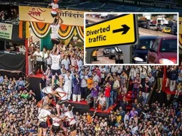 पुण्यात दहीहंडी उत्सवासाठी वाहतुकीत बदल; ४-५ सप्टेंबरला ‘हे’ रस्ते बंद