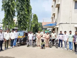 सातारा पोलिसांची धडाकेबाज कामगिरी; चार दुचाकी चोरीचे गुन्हे उघड, साडेतीन लाखांचा मुद्देमाल जप्त