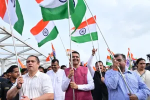 ‘राष्ट्र प्रथम तिरंगा उत्सवा’त देशभक्तीचा जल्लोष; मुख्यमंत्र्यांच्या हस्ते रॅलीचे उद्घाटन