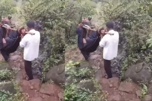मावळात विकासाची पोलखोल; कुसवली पठारावर रुग्णाला झोळीतून नेण्याची वेळ