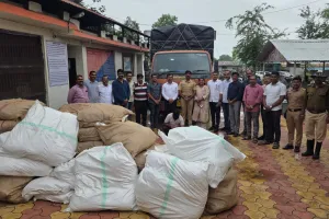 चिरमुर्यांच्या पोत्यांआड लपवून गुटख्याची वाहतूक; साताऱ्यात २५.१५ लाखांचा मुद्देमाल जप्त