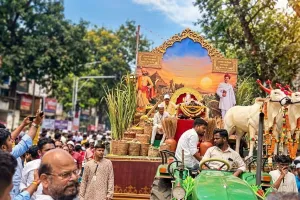 शेतकऱ्यांच्या व्यथा अन् दुष्काळाचे वास्तव; ‘केसरीवाडा गणपती’चा सामाजिक संदेश