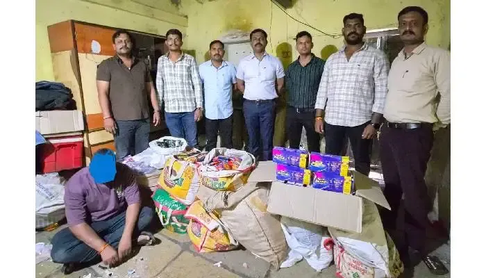 पुण्यात अवैध गुटख्यावर पोलिसांचा दणका; वडगाव शेरीत सव्वा लाखांचा मुद्देमाल जप्त