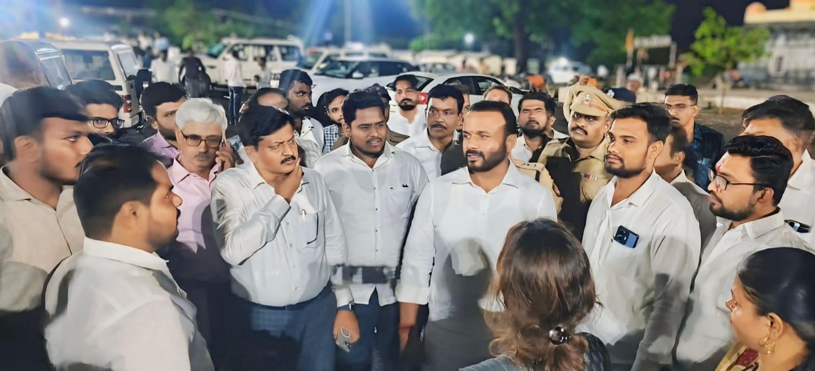 आषाढी वारी निमित्त लोणंद येथील पालखी तळावरील नियोजनाची जयकुमार गोरेंकडून पाहणी