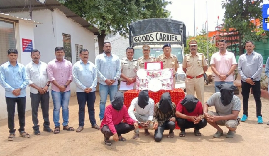 घरफोड्यांकडून तब्बल 12 लाखांचा मुद्देमाल जप्त; आळेफाटा पोलिसांची कामगिरी 