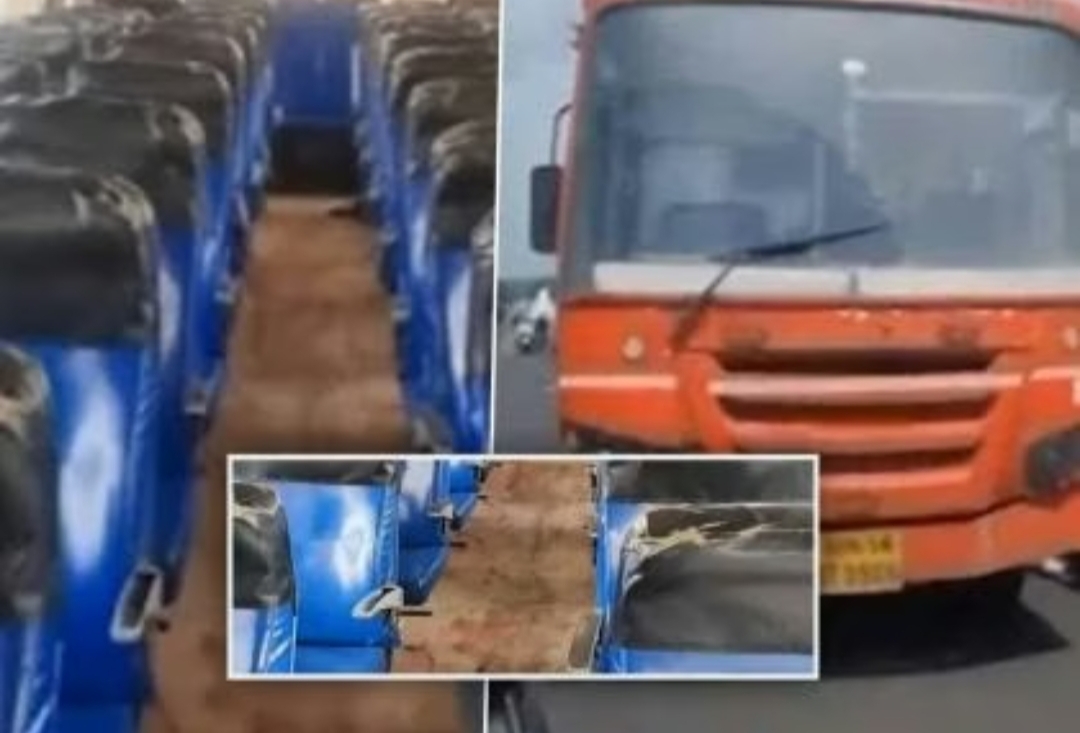 चालत्या बस मध्ये एका प्रवाशावर केले कोयत्याने सपासप वार 