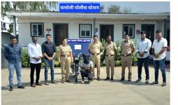 वाघोलीत महिलेला जखमी करून मंगळसूत्र लांबवणारा चोरटा जेरबंद; चोरीच्या दुचाकीसह अवघ्या ८ तासांत पोलिसांची धडक कारवाई!