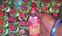 बिदालमध्ये अवैध दारूविक्रीवर पोलिसांचा छापा; तरुणाविरुद्ध गुन्हा, देशी दारूच्या १२ बाटल्या जप्त