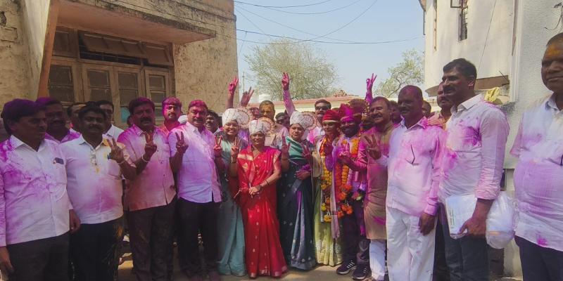 ​५ विरुद्ध ५ च्या लढतीत राष्ट्रवादीचा 'करिश्मा'; सभापतीपदी विक्रम शिंगाडे, उपसभापतीपदी प्रियांका जगदाळे